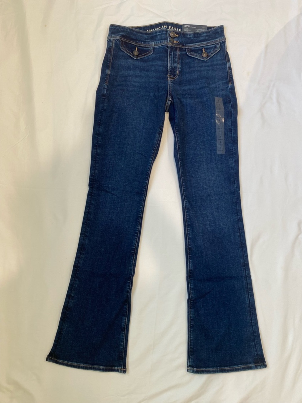 American Eagle Outfitters NWT Dark Blue Flare Jeans - Women's